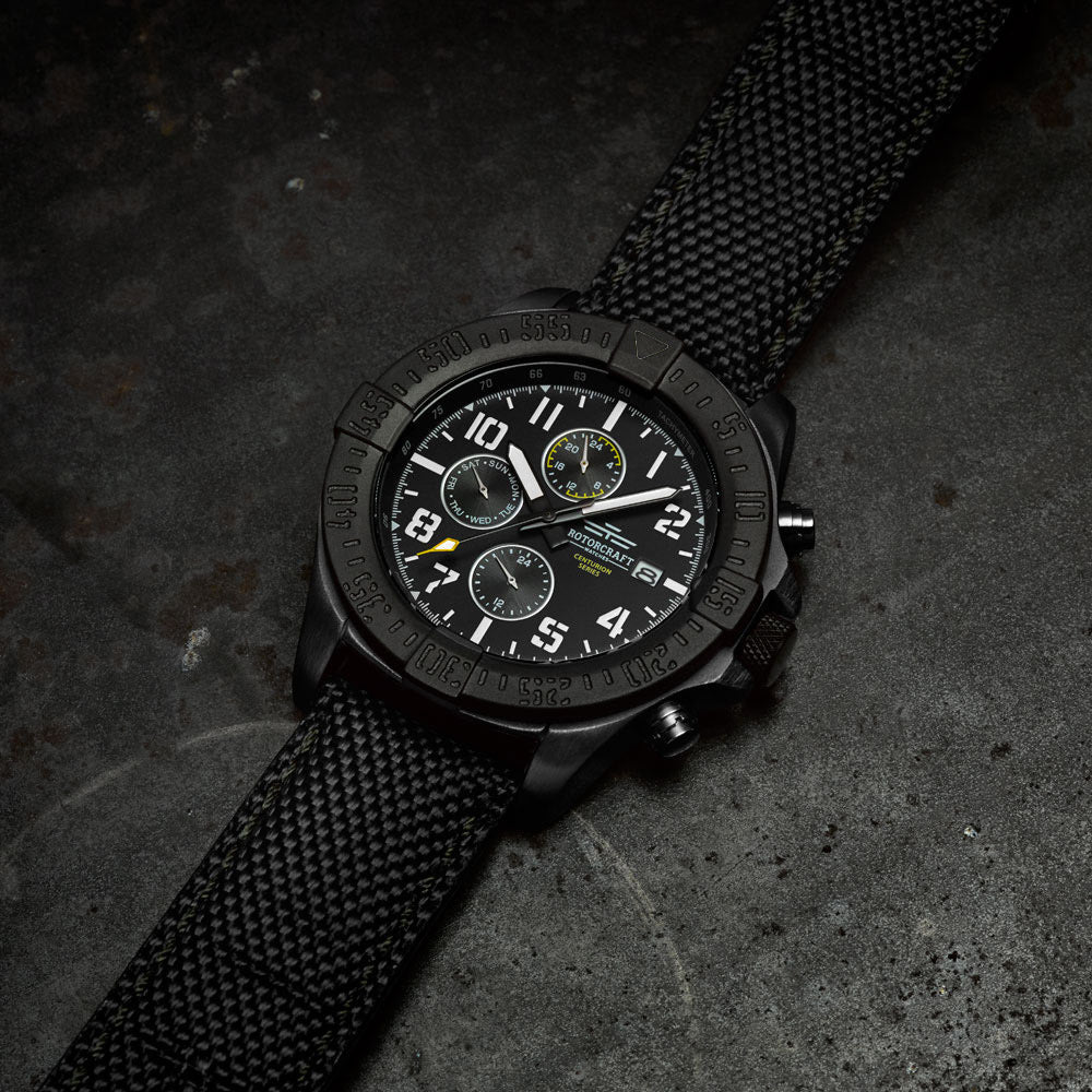 Rotorcraft Centurion RC1101 Multifunction Dual time watch mood