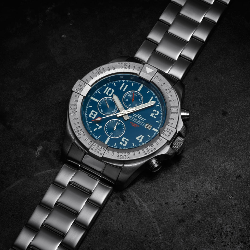 Rotorcraft Centurion RC1105 Multifunction Dual time watch mood