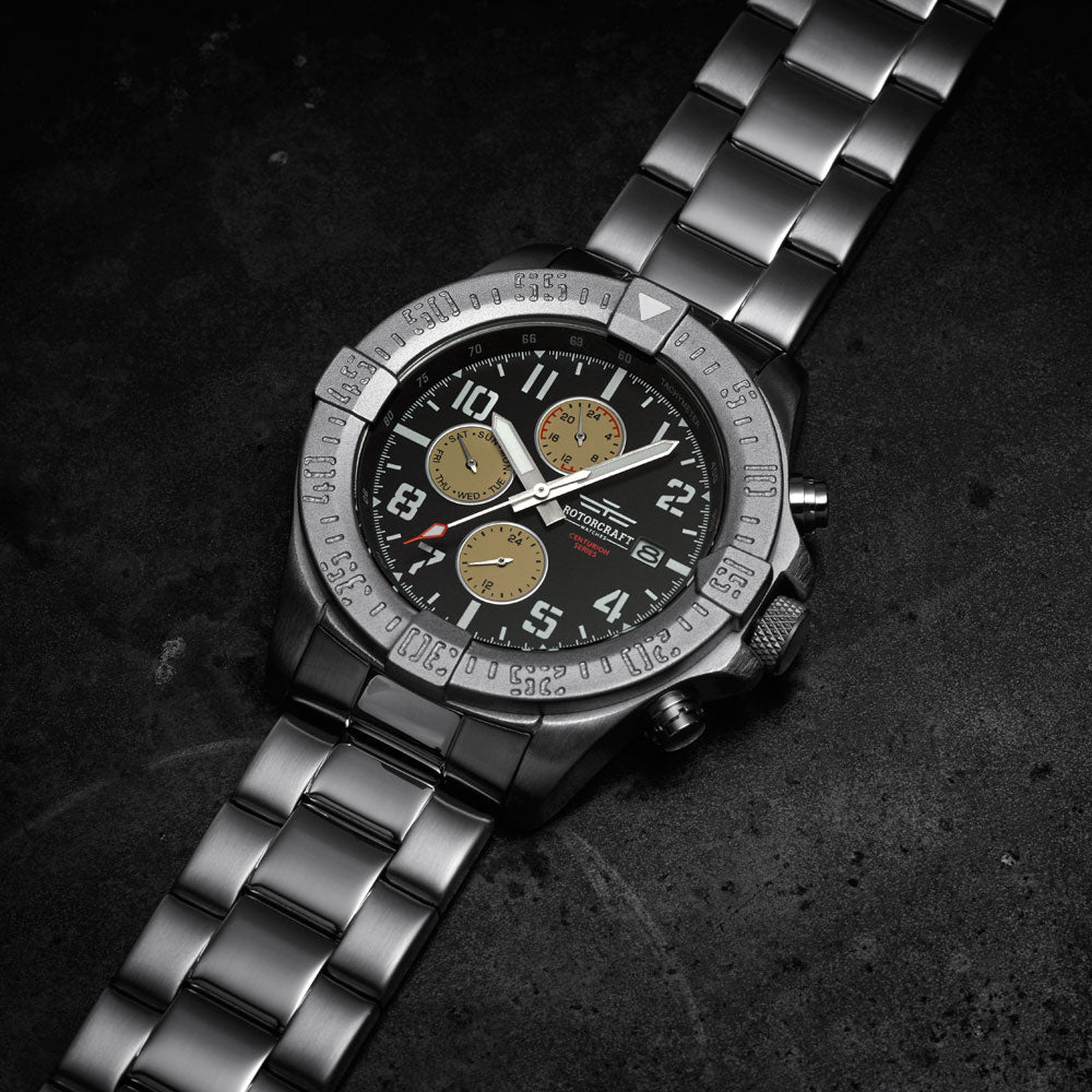 Rotorcraft Centurion RC1106 Multifunction Dual time watch mood