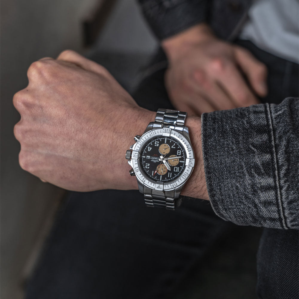 Rotorcraft Centurion RC1106 Multifunction Dual time watch wrist