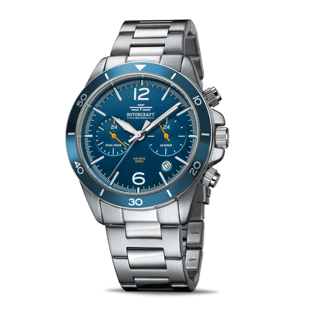 Rotorcraft Air Boss RC1202 Limited Edition Multifunction Dual time watch