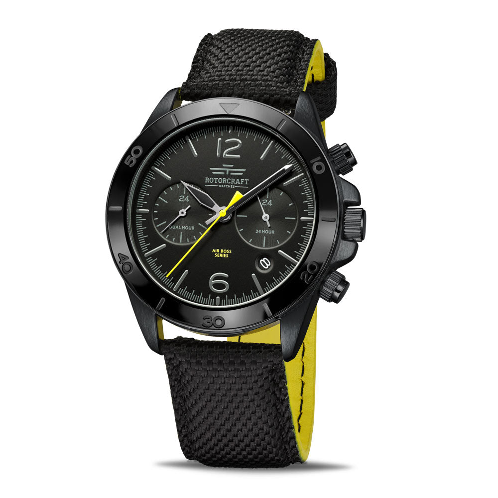 Rotorcraft Air Boss RC1204 Multifunction Dual time watch