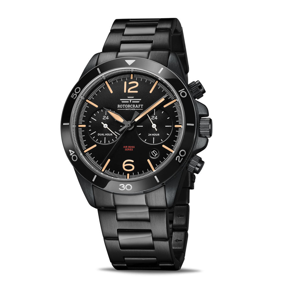 Rotorcraft Air Boss RC1205 Multifunction Dual time watch