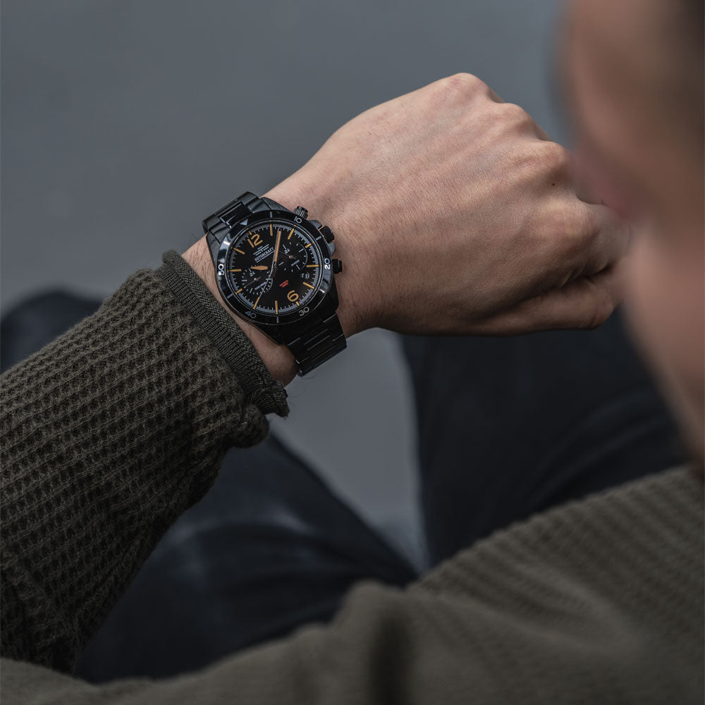 Rotorcraft Air Boss RC1205 Multifunction Dual time watch wrist