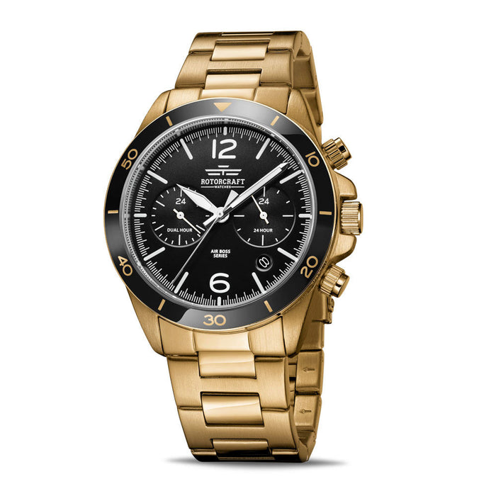 Rotorcraft Air Boss RC1206 Multifunction Dual time watch