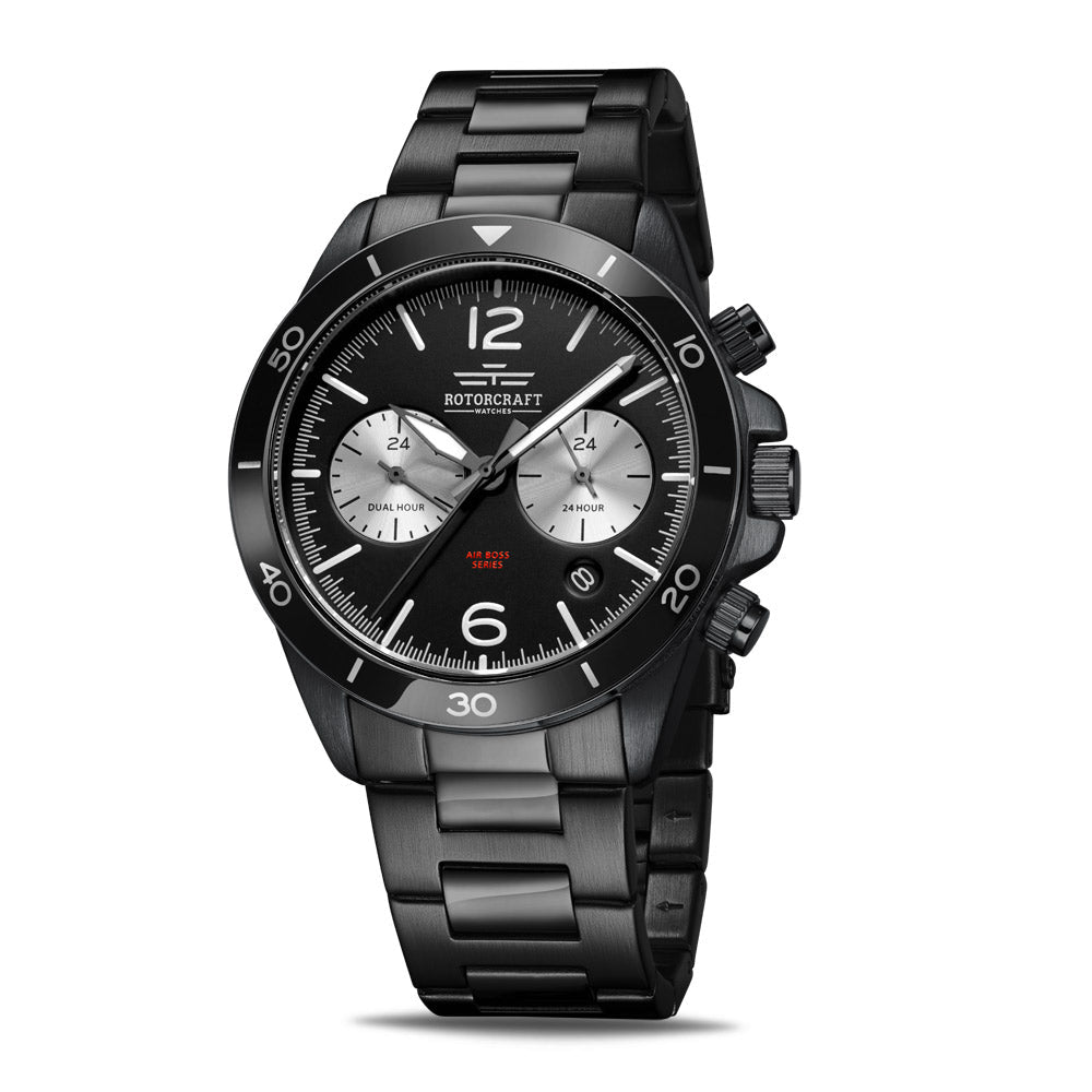 Rotorcraft Air Boss RC1207 Multifunction Dual time watch