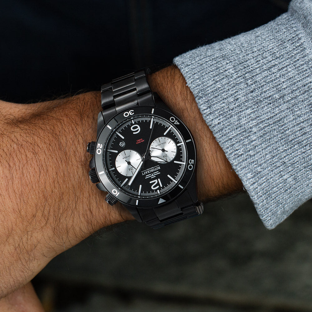 Rotorcraft Air Boss RC1207 Multifunction Dual time watch
