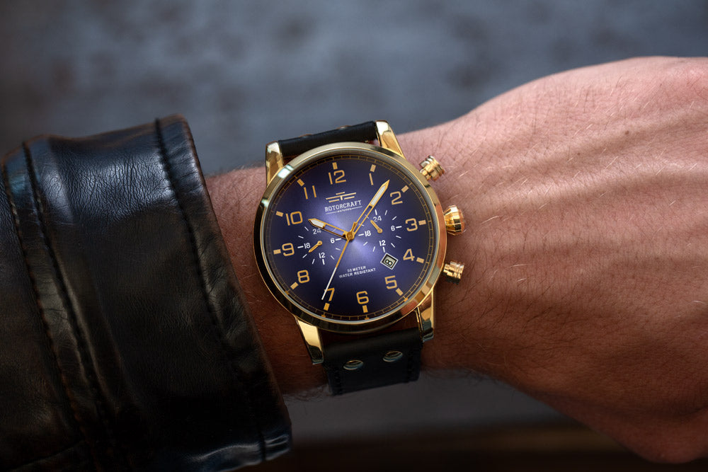 Rotorcraft Base RC1304 Multifunction Dual time watch
