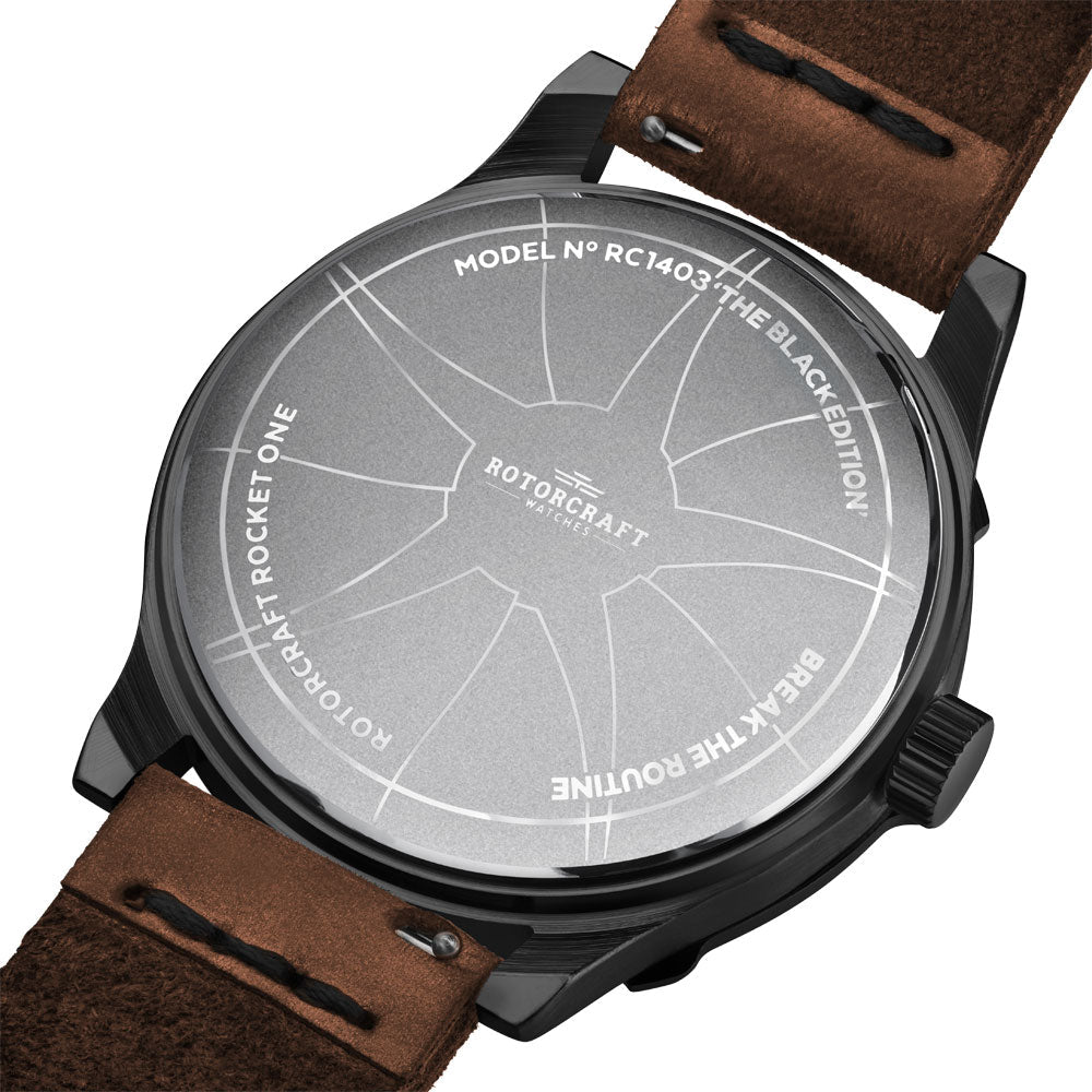 Rotorcraft Rocket One RC1403 watch back