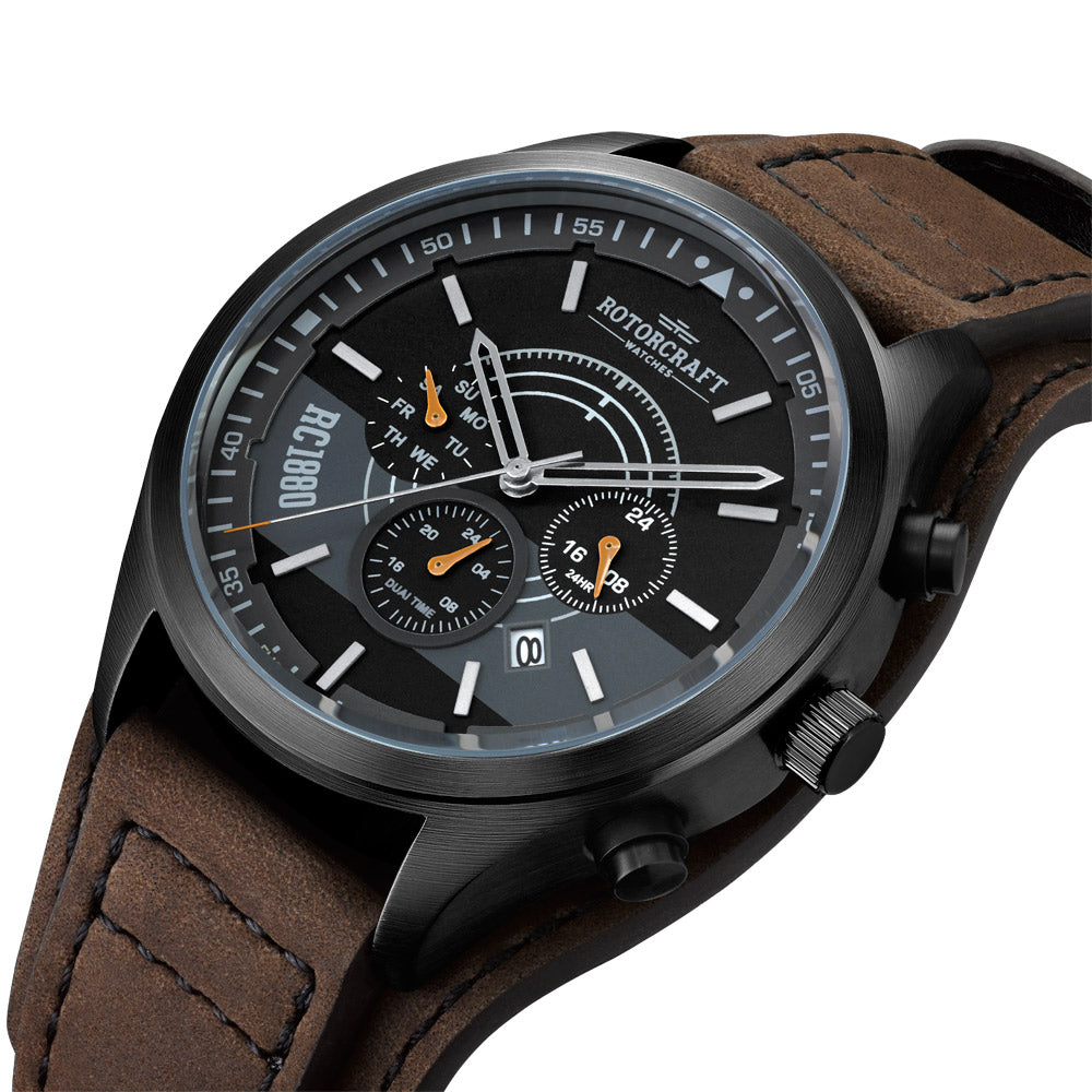 Rotorcraft Mayday RC6001 Multifunction Dual time watch