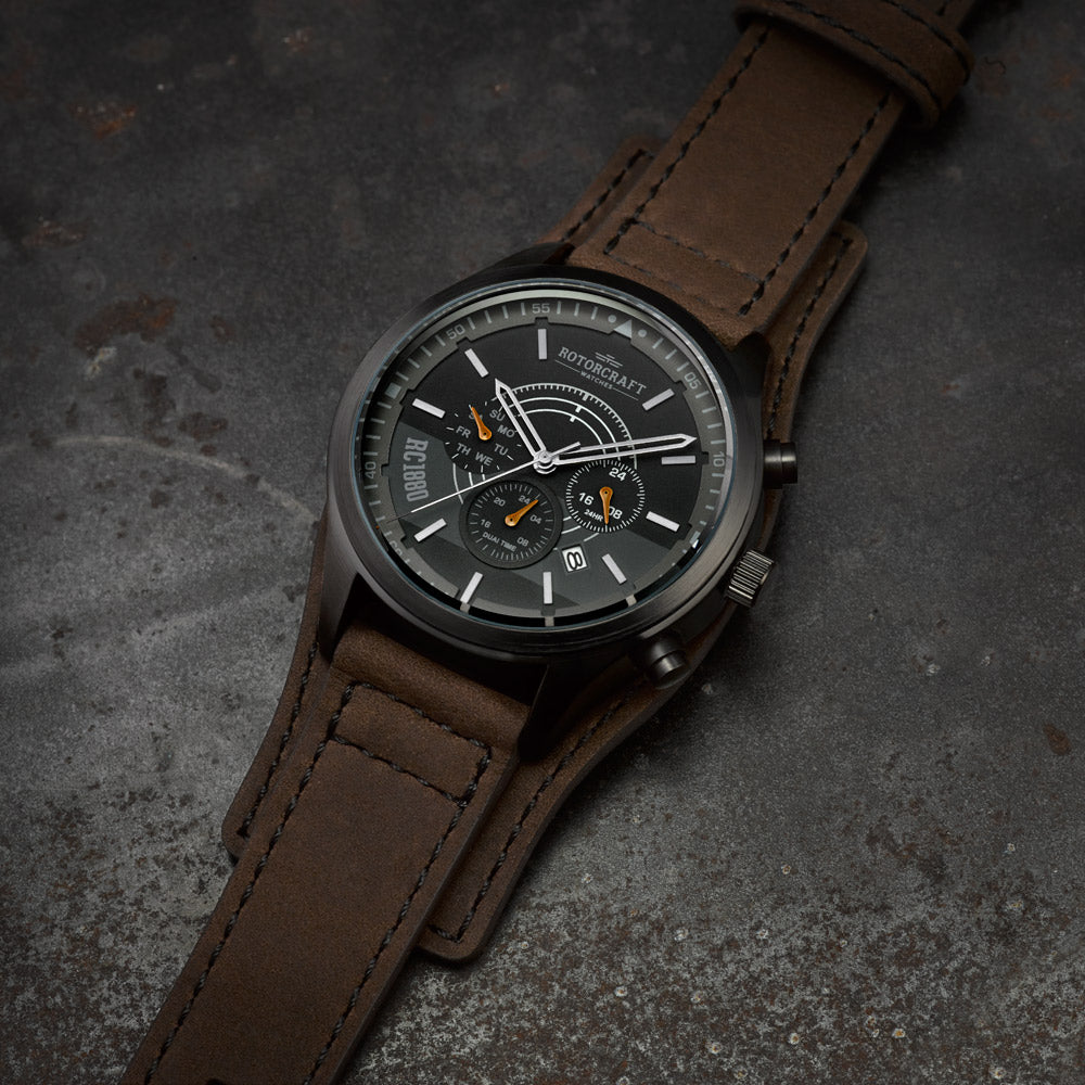 Rotorcraft Mayday RC6001 Multifunction Dual time watch