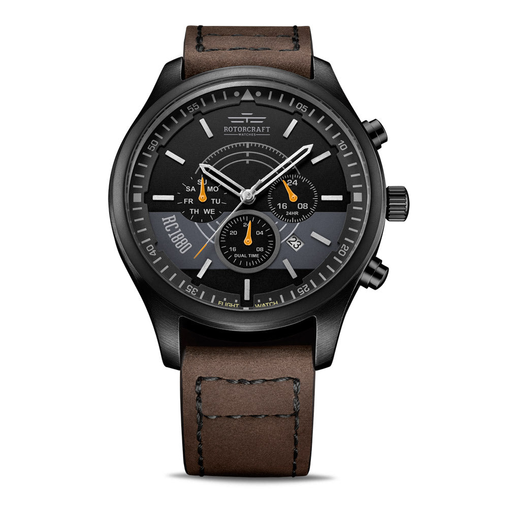 Rotorcraft Mayday RC6002 Multifunction Dual time watch