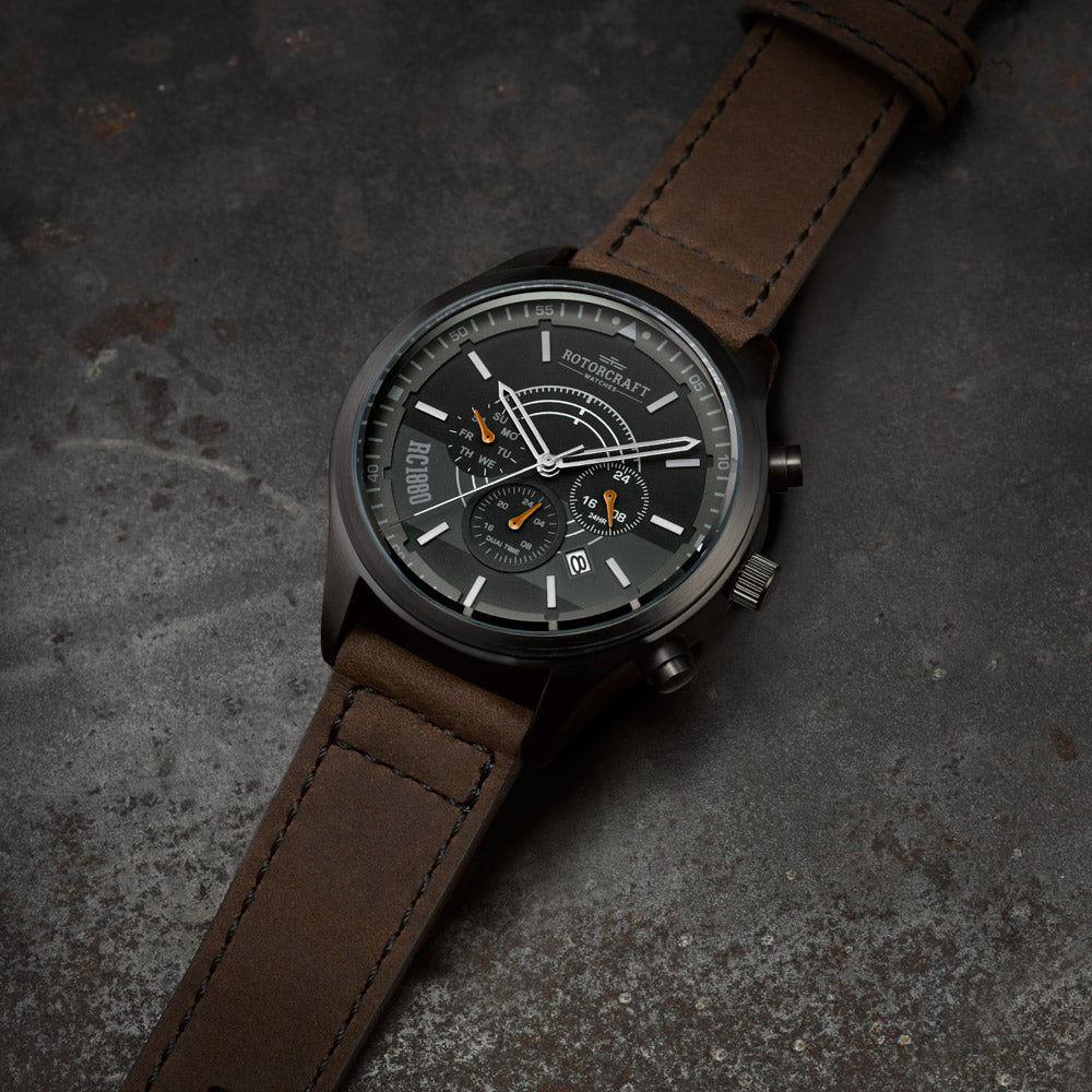 Rotorcraft Mayday RC6002 Multifunction Dual time watch