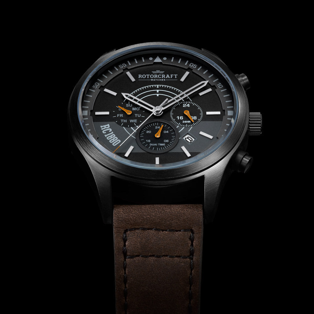 Rotorcraft Mayday RC6002 Multifunction Dual time watch