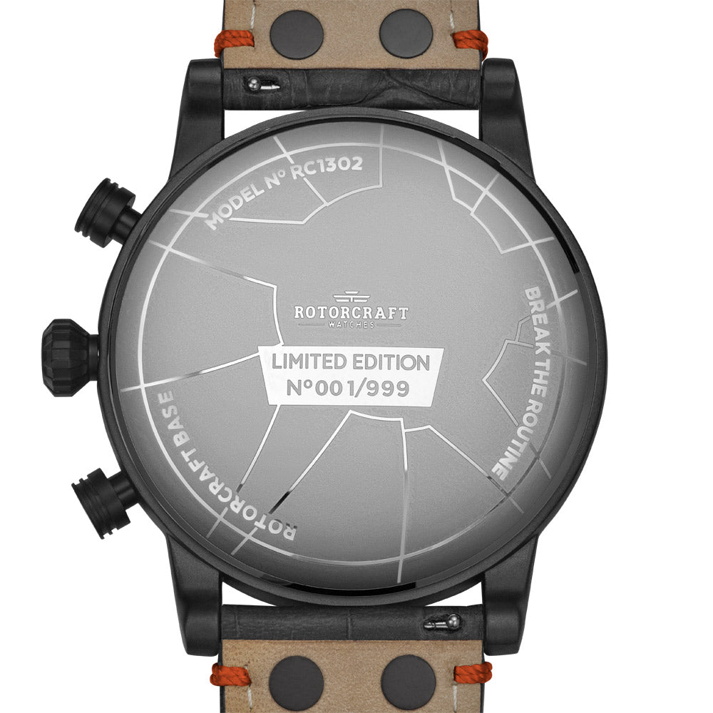Rotorcraft Base RC1302 Limited Edition Multifunction Dual time watch