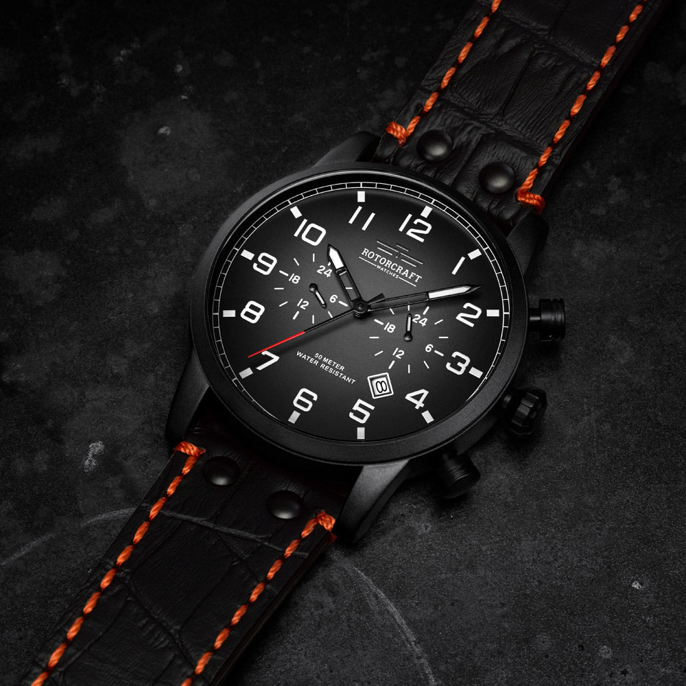 Rotorcraft Base RC1302 Limited Edition Multifunction Dual time watch