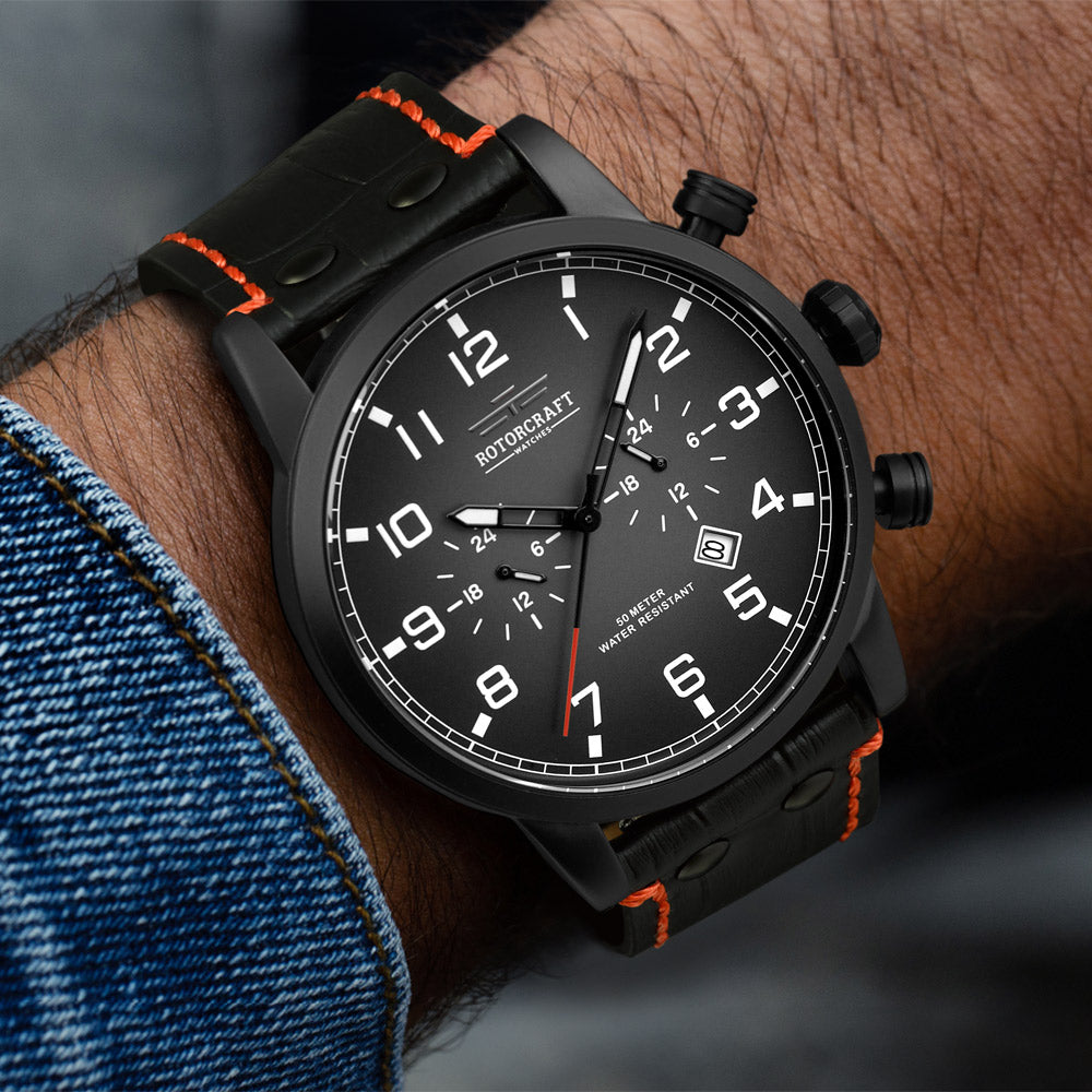 Rotorcraft Base RC1302 Limited Edition Multifunction Dual time watch