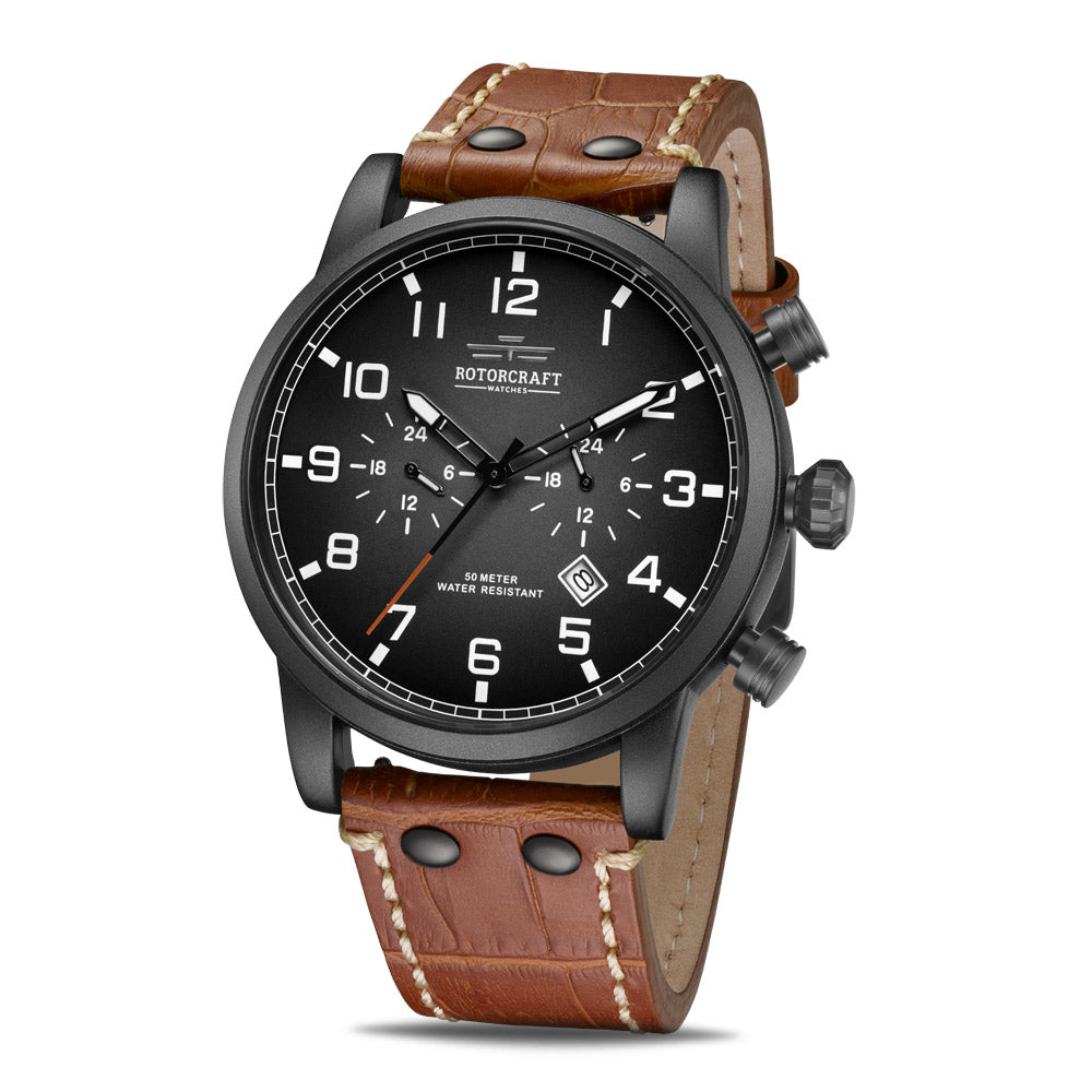 Rotorcraft Base RC1303 Multifunction Dual time watch
