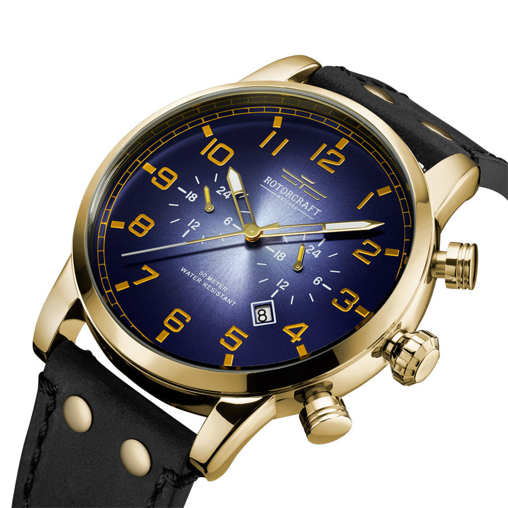 Rotorcraft Base RC1304 Multifunction Dual time watch