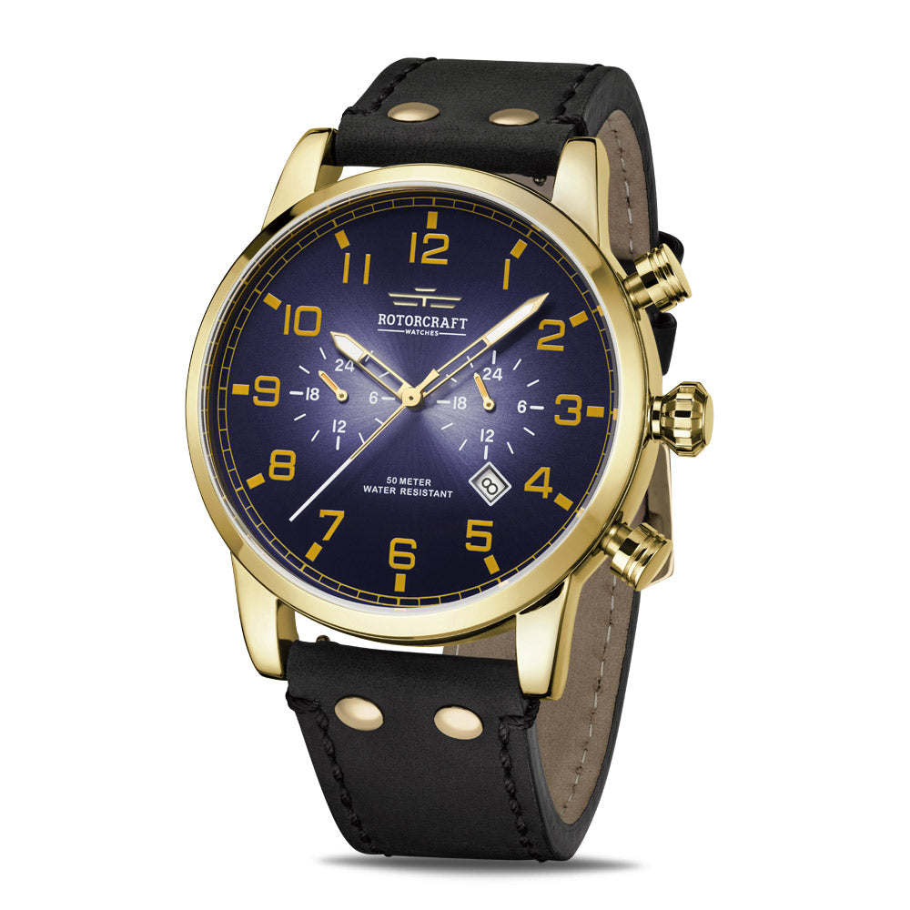 Rotorcraft Base RC1304 Multifunction Dual time watch