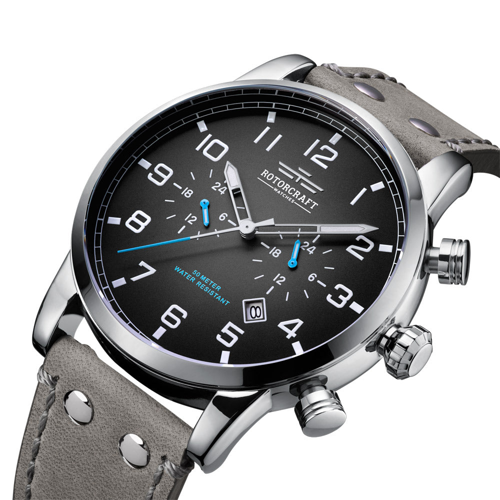 Rotorcraft Base RC1305 Multifunction Dual time watch