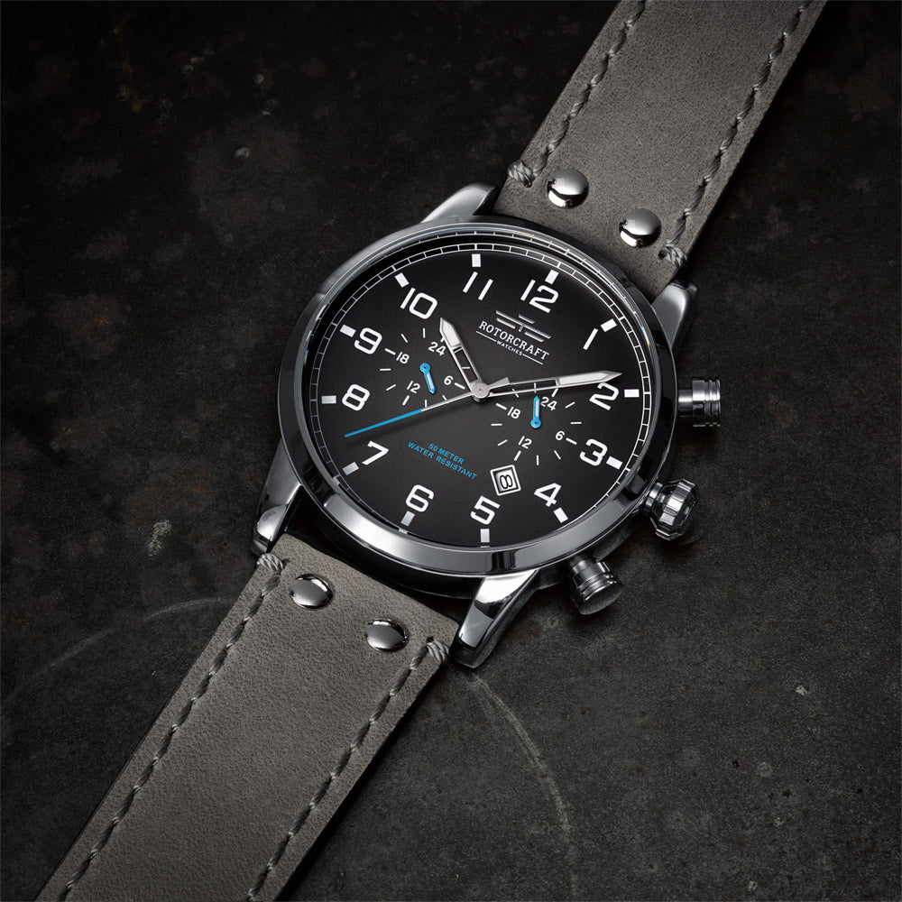 Rotorcraft Base RC1305 Multifunction Dual time watch