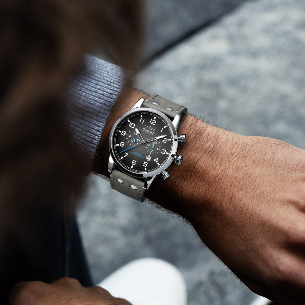 Rotorcraft Base RC1305 Multifunction Dual time watch