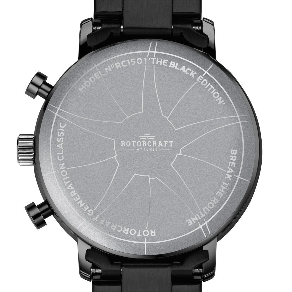 Rotorcraft Generation Classic RC1501 Multifunction watch back
