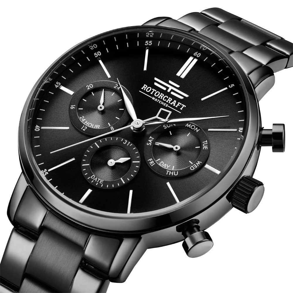 Rotorcraft Generation Classic RC1501 Multifunction watch dial