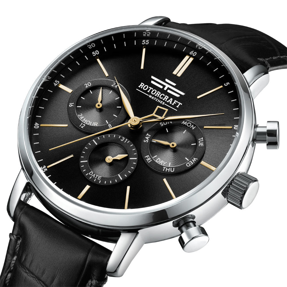 Rotorcraft Generation Classic RC1503 Multifunction watch dial