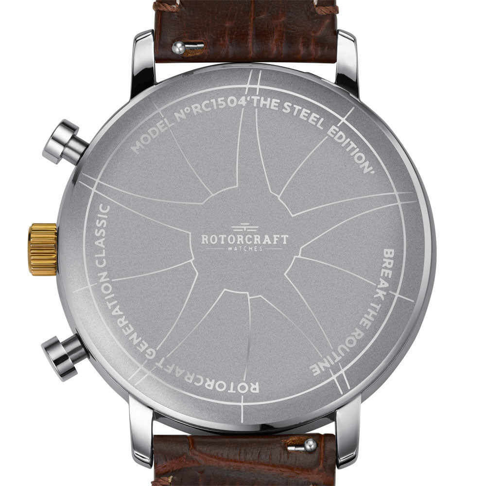Rotorcraft Generation Classic RC1504 Multifunction watch back